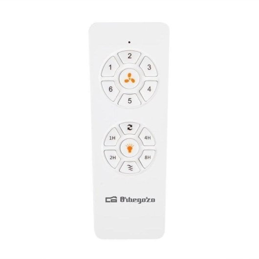 Orbegozo CP 114132 Ventilador de Techo con Luz y Mando a Distancia 40W Blanco/Madera