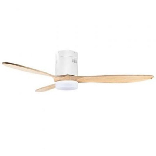Orbegozo CP 114132 Ventoinha de teto com luz e controlo remoto 40W branco/madeira