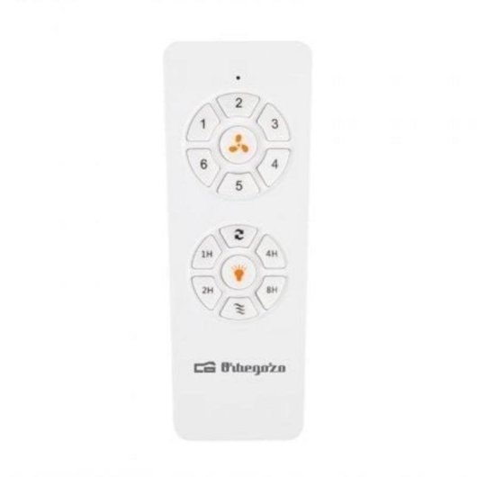 Orbegozo CP 114132 Ventilador de Techo con Luz y Mando a Distancia 40W Blanco/Madera