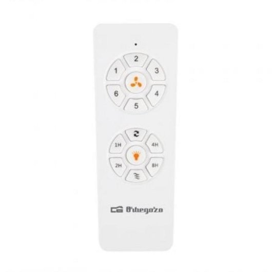 Orbegozo CP 114132 Ventoinha de teto com luz e controlo remoto 40W branco/madeira