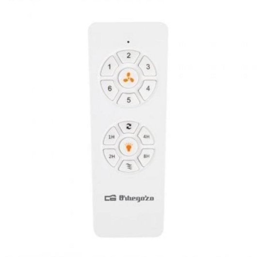 Orbegozo CP 114132 Ventilador de Techo con Luz y Mando a Distancia 40W Blanco/Madera