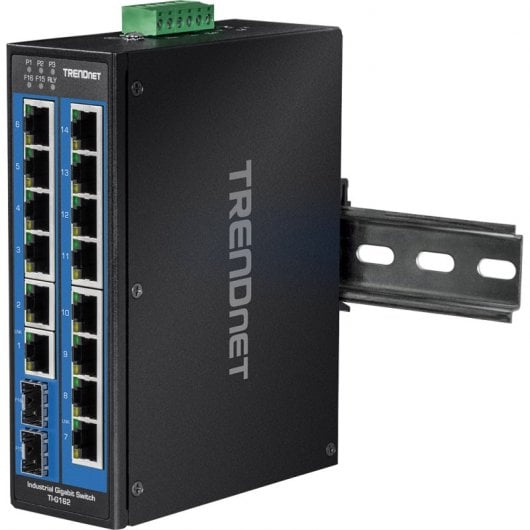 Trendnet TI-G162 switch de rede Gigabit Ethernet (10/100/1000) Preto