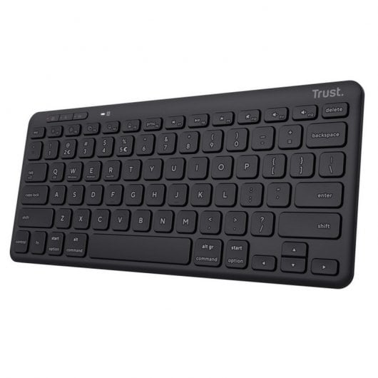 Trust Lyra clavier RF sans fil + Bluetooth QWERTY Anglais américain Noir