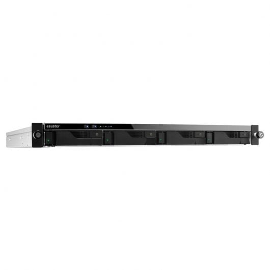 Asustor Lockerstor AS6504RD NAS con montaggio su rack 1U a 4 alloggiamenti