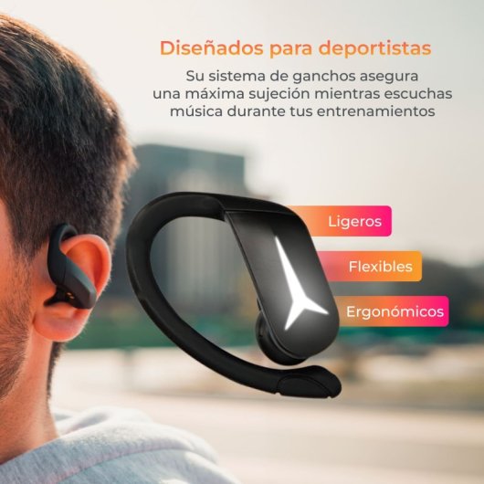Écouteurs de sport sans fil Ksix Sport Buds 2 noirs