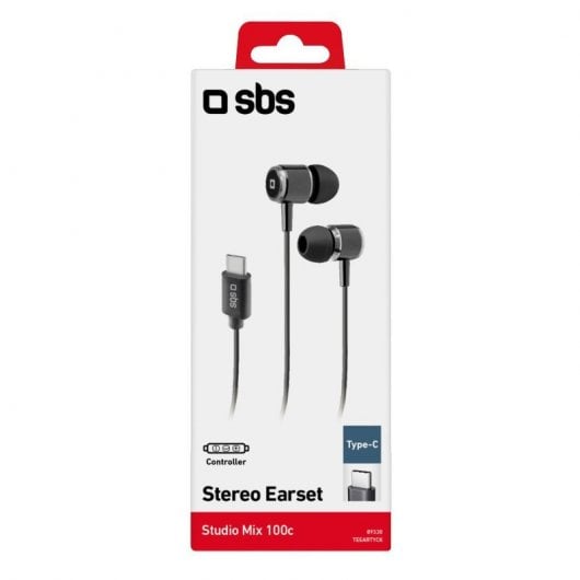 Casque USB-C SBS Studio Mix 100C noir
