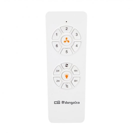 Orbegozo CF 118200 Ventoinha de Teto com Pás de Grande Tamanho e Comando Remoto 60W Preta