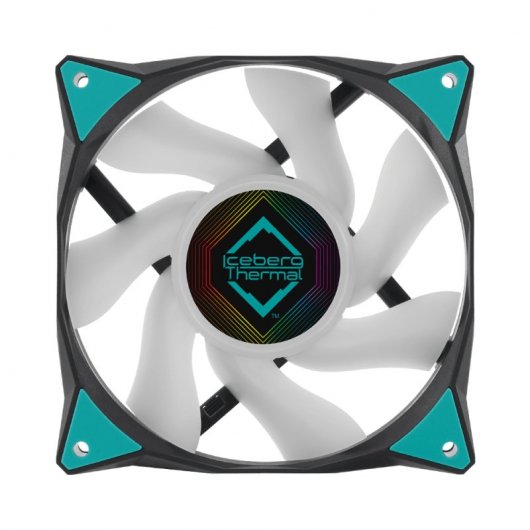 Iceberg Thermal IceGALE ARGB Boitier PC Ventilateur 12 cm Noir 1 pièce(s)