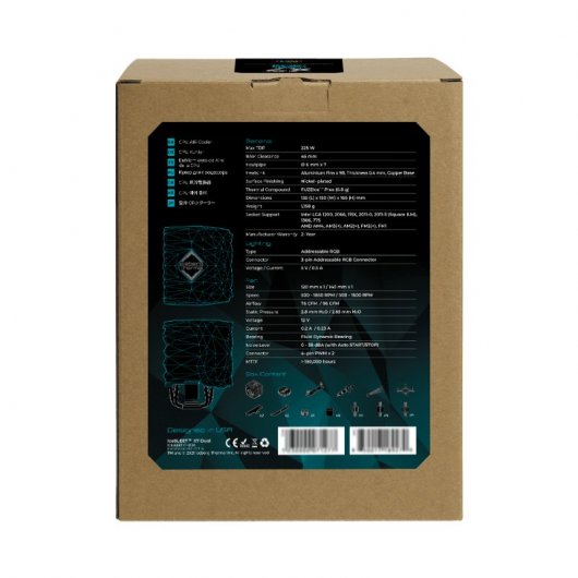 Iceberg Thermal IceSLEET X7 Dual Ventilador ARGB CPU 120/140mm