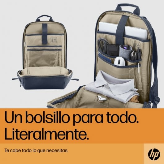 Mochila HP Travel 18L azul meia-noite para laptop de 15,6"