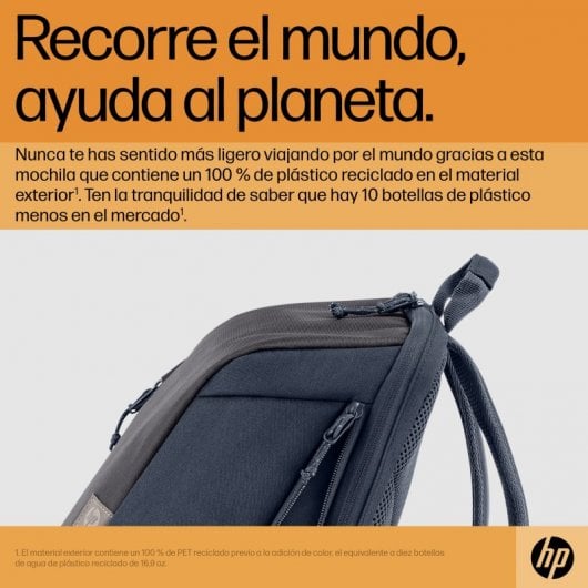 Mochila HP Travel 18L azul meia-noite para laptop de 15,6"