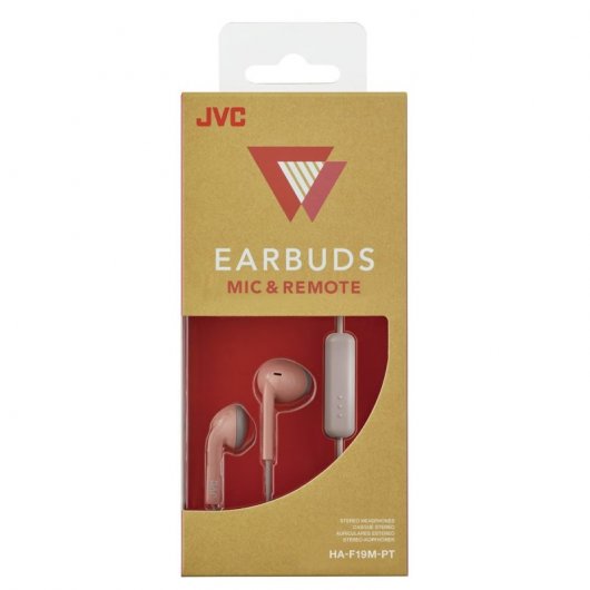 Jvc Ha F19m Auriculares Con Micrófono Jack 35mm Rosas 4548