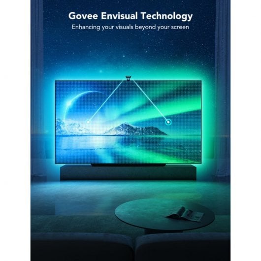 Govee H605C Envisual TV BACKLIGHT T2 Striscia LED RGB intelligente per televisori