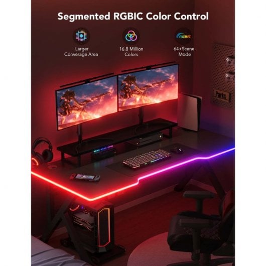 Govee H61C3 Gaming Neon Rope Light Tira LED RGB para Mesas Gaming