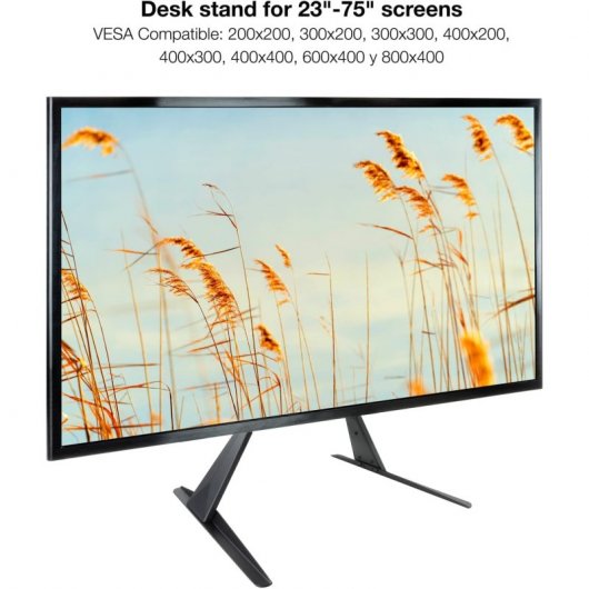 TooQ DB2375F-B Soporte de Mesa para TV 23”-75” VESA 800x400 Máx 40Kg