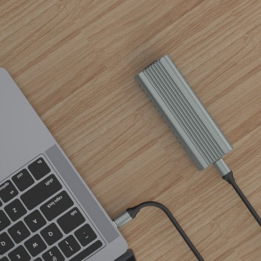 Ewent EW7025 Caja Externa para SSD M.2 Gris