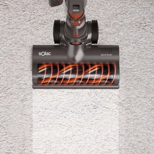 Aspirador sem Fio Solac Turbobat Digital Flex 200W 40min Filtro HEPA 1L Flexível