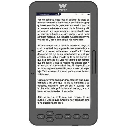 Livro Eletrónico Woxter Scriba 195 S 4,7" Micro USB Leitor Ultra Compacto