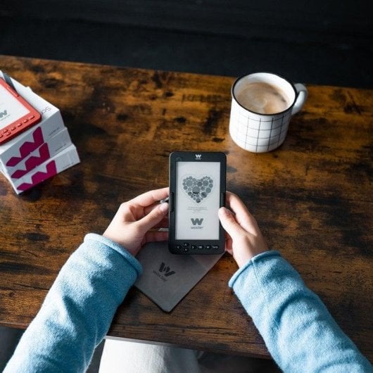 Livro Eletrónico Woxter Scriba 195 S 4,7" Micro USB Leitor Ultra Compacto