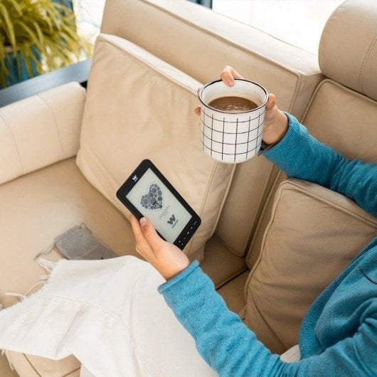 Livro Eletrónico Woxter Scriba 195 S 4,7" Micro USB Leitor Ultra Compacto