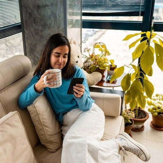 Livro Eletrónico Woxter Scriba 195 S 4,7" Micro USB Leitor Ultra Compacto