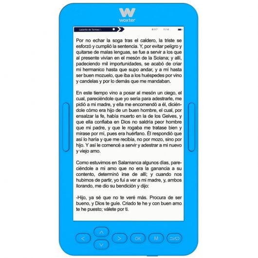 Woxter Scriba 195 S Libro Electrónico Compacto 4.7" e-Ink Pearl Plus 4GB Azul