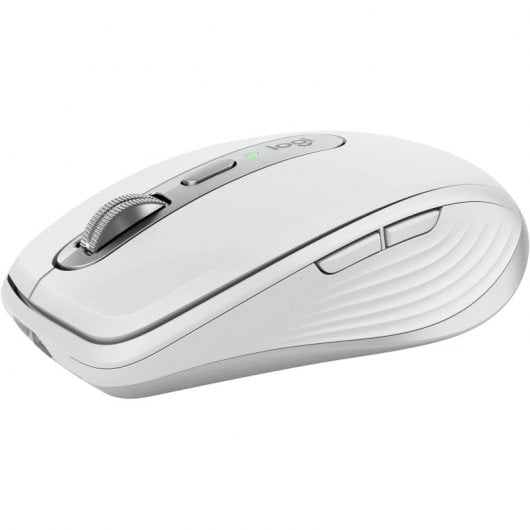 Logitech MX Anywhere 3S Mouse wireless Bluetooth compatto silenzioso 8000 DPI bianco