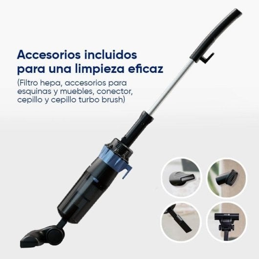 Aspirateur sans Sac Origial CycloneClean ORICLEAN600W-BLACK 600W 0,8L Filtres HEPA