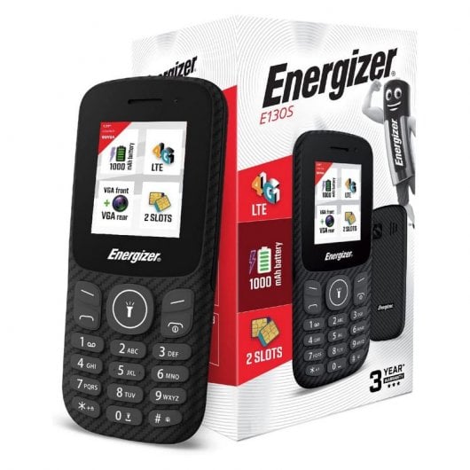 Energizer E130S 4G Negro Libre
