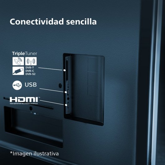 Philips 7600 series 65PUS7608/12 TV 165,1 cm (65") 4K Ultra HD Smart TV Wi-Fi Antracite, Grigio