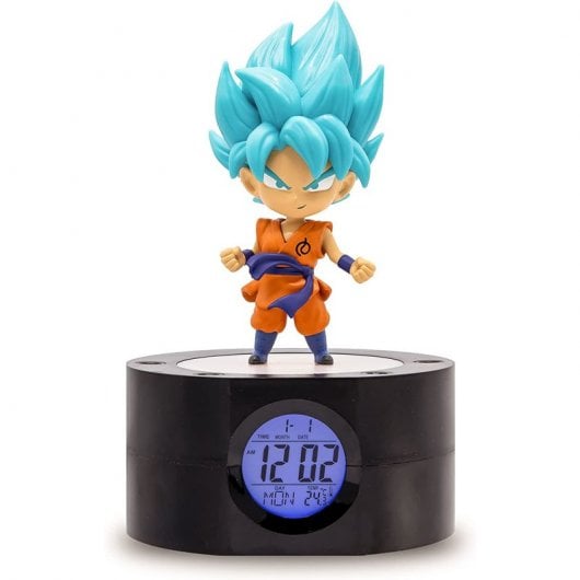 Teknofun Dragon Ball Super leuchtender Wecker mit Goku-Figur