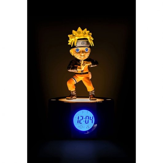 Teknofun Despertador Luminoso con Figura de Naruto