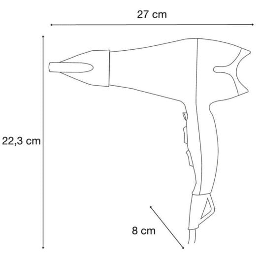 Phon Ionico Solac Expert 2400 Ionic 2400W 3 Temperature 2 Velocità Accessori Nero