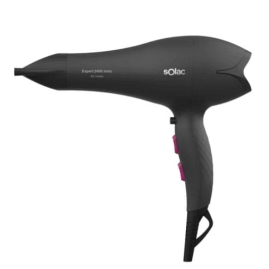 Phon Ionico Solac Expert 2400 Ionic 2400W 3 Temperature 2 Velocità Accessori Nero