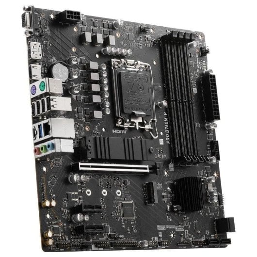 Motherboard MSI PRO B760M-P B760 LGA1700 DDR5 micro ATX Gigabit M.2 RAID