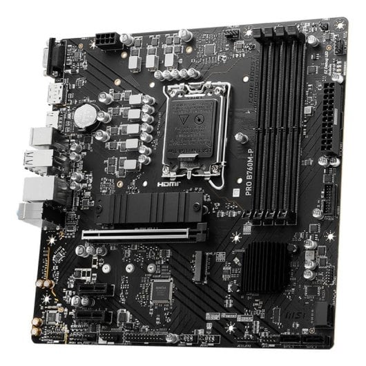 Motherboard MSI PRO B760M-P B760 LGA1700 DDR5 micro ATX Gigabit M.2 RAID