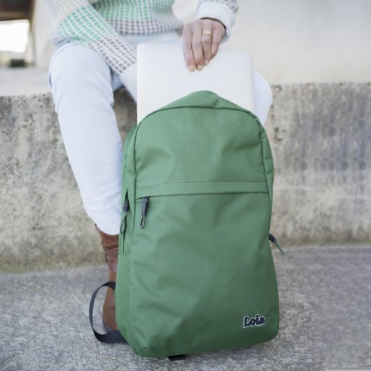 Lois Lassen Sac à dos pour ordinateur portable jusqu'à 15" Kaki