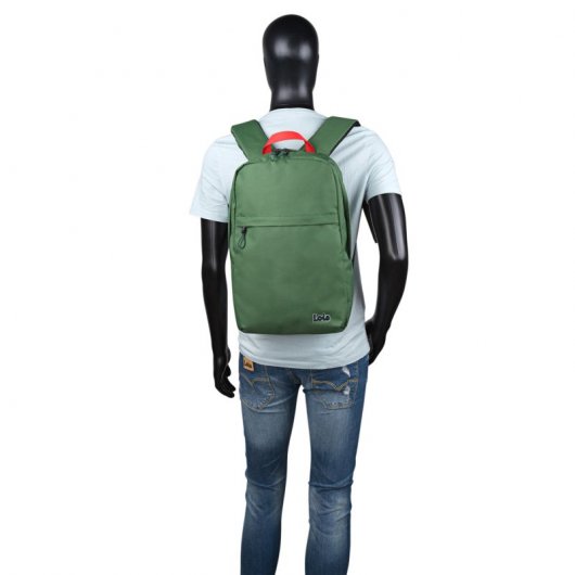 Lois Lassen Sac à dos pour ordinateur portable jusqu'à 15" Kaki