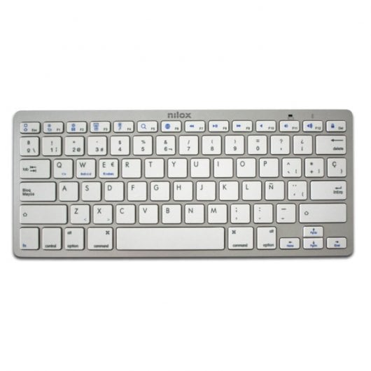 Nilox NXKB01S Bluetooth-Tastatur, silber