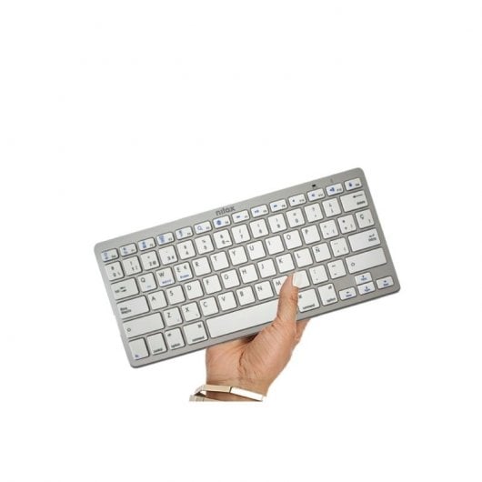 Nilox NXKB01S Bluetooth-Tastatur, silber
