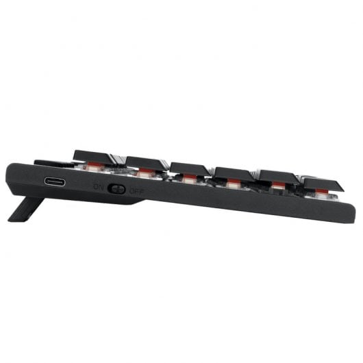 Redragon Horus K618 Tastiera meccanica Bluetooth senza fili Interruttore RGB Rosso