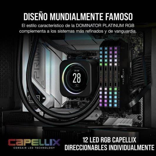 Corsair Dominator Platinum RGB DDR5 6000 MHz 64 GB 2 x 32 GB CL40 Schwarz