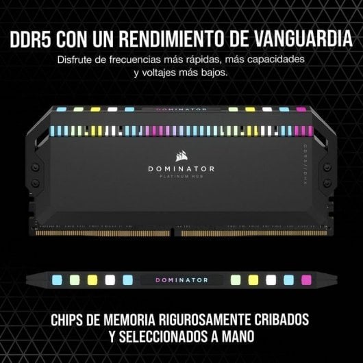 Corsair Dominator Platino RGB DDR5 6000 MHz 64 GB 2x32 GB CL40 Nero