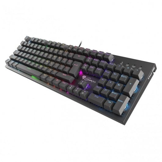 Tastiera da gioco meccanica Genesis Thor 300 RGB Nero Switch Outemu Marrone Layout portoghese