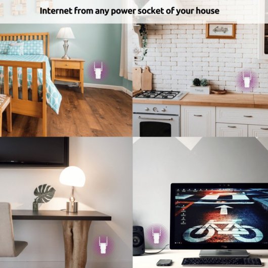 Strong Powerline Wi-Fi 600 Kit PLC 600Mbit/s