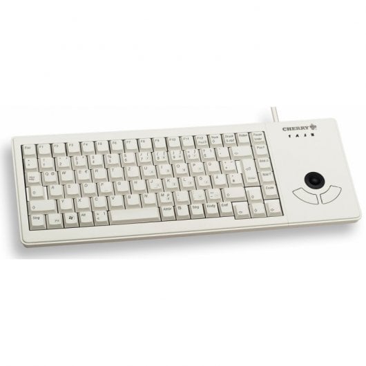 Cherry XS Trackball Keyboard G84-5400 Teclado USB com Trackball Cinzento