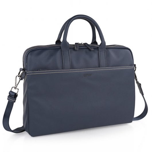 Jaslen Gloucester Porte-documents pour ordinateur portable jusqu'à 15" Bleu marine