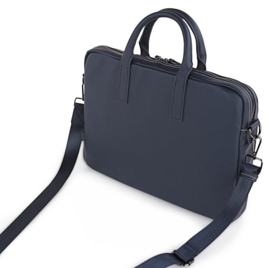 Jaslen Gloucester Porte-documents pour ordinateur portable jusqu'à 15" Bleu marine