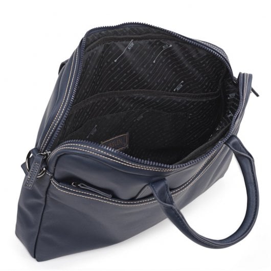 Jaslen Gloucester Porte-documents pour ordinateur portable jusqu'à 15" Bleu marine