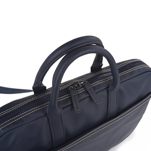 Jaslen Gloucester Porte-documents pour ordinateur portable jusqu'à 15" Bleu marine
